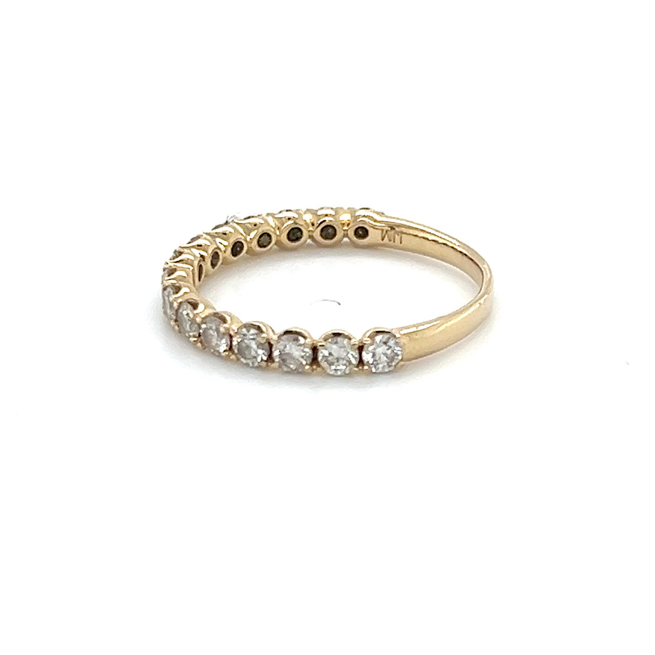 14K Yellow Gold Lady's Diamond Ring; 0.50CTW; 1.8g; Size 8