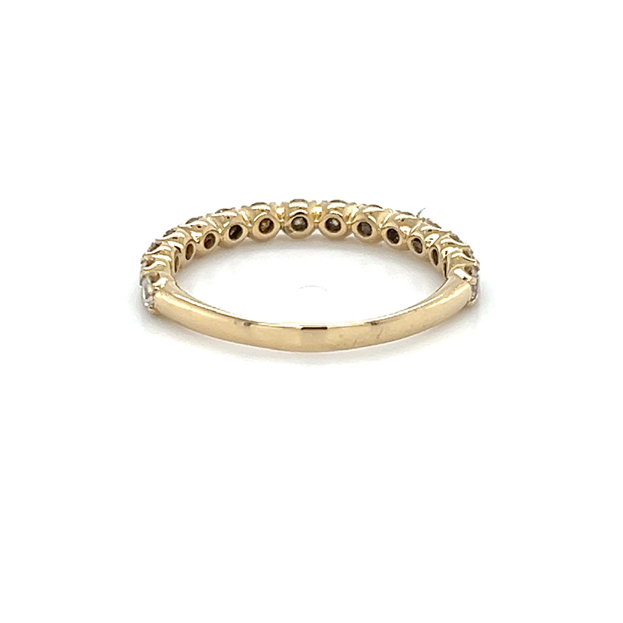 14K Yellow Gold Lady's Diamond Ring; 0.50CTW; 1.8g; Size 8