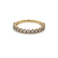 14K Yellow Gold Lady's Diamond Ring; 0.50CTW; 1.8g; Size 8