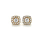 10K Yellow Gold Diamond Stud Earrings; 0.50CTW; 1.6g;