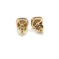 10K Yellow Gold Diamond Stud Earrings; 0.50CTW; 1.6g;