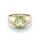 10K Yellow Gold Green Spinel Gentleman's Ring; 5.4g; Size 9.75