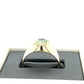 10K Yellow Gold Green Spinel Gentleman's Ring; 5.4g; Size 9.75