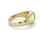 10K Yellow Gold Green Spinel Gentleman's Ring; 5.4g; Size 9.75