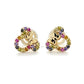 14K Yellow Gold Mickey Mouse Stud Earrings; 0.4g