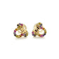 14K Yellow Gold Mickey Mouse Stud Earrings; 0.4g