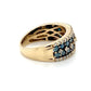 14K Yellow Gold Diamond Lady's Fashion Ring; 1.05CTW; 3.2DWT; Size 7