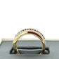 14K Yellow Gold Diamond Lady's Fashion Ring; 1.05CTW; 3.2DWT; Size 7