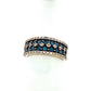 14K Yellow Gold Diamond Lady's Fashion Ring; 1.05CTW; 3.2DWT; Size 7