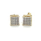 10K Yellow Gold Diamond Stud Earrings; 0.25CTW; 1.9g
