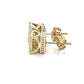 10K Yellow Gold Diamond Stud Earrings; 0.25CTW; 1.9g