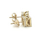 10K Yellow Gold Diamond Stud Earrings; 0.25CTW; 1.9g