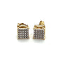 10K Yellow Gold Diamond Stud Earrings; 0.25CTW; 1.9g