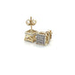10K Yellow Gold Diamond Stud Earrings; 0.25CTW; 1.9g