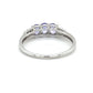 10K White Gold Amethyst Lady's Ring; 1.4g; Size 7