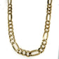 10K Yellow Gold 22" Figaro Chain; 24.9g