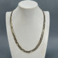 10K Yellow Gold 22" Figaro Chain; 24.9g