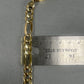 10K Yellow Gold 22" Figaro Chain; 24.9g