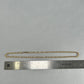 10K Yellow Gold 22.5" Rope Chain; 39g