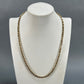 10K Yellow Gold 22.5" Rope Chain; 39g