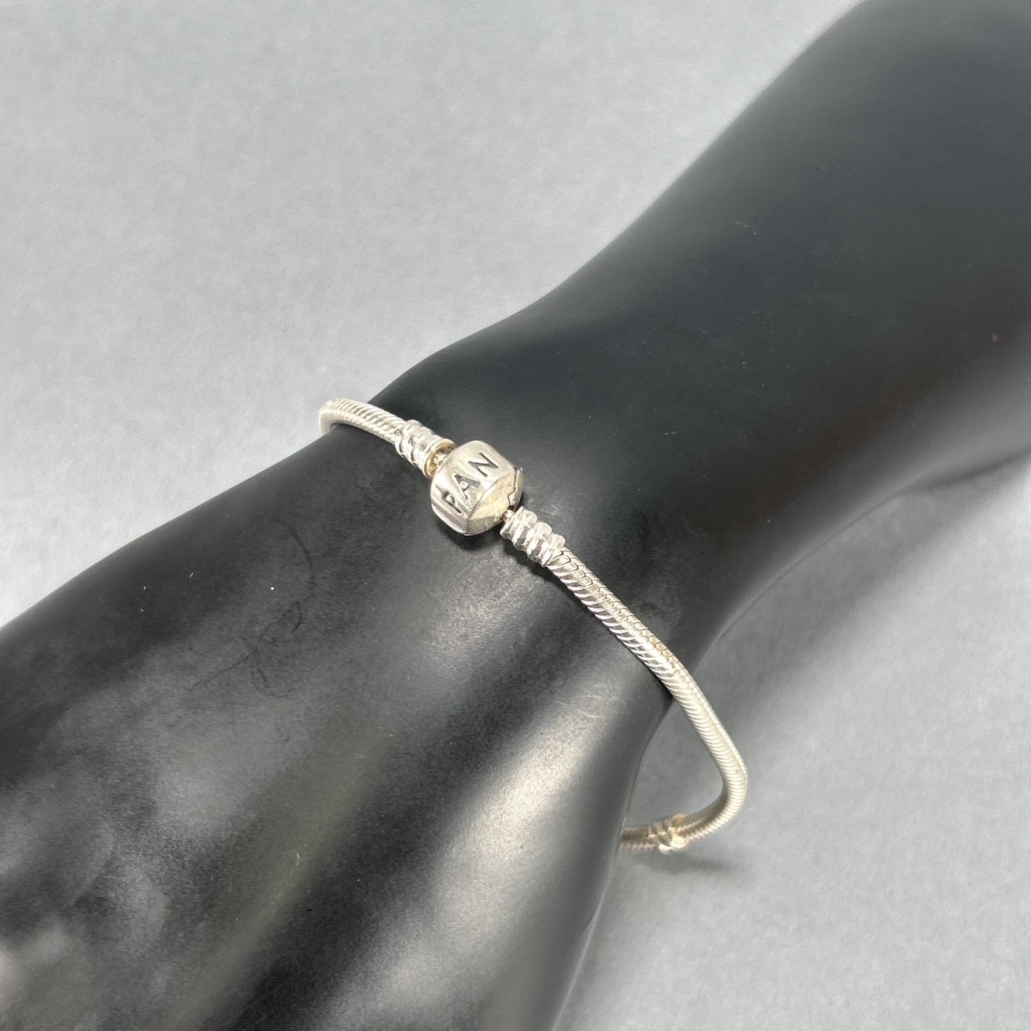 Authentic Pandora 9" 925 Sterling Silver Bracelet