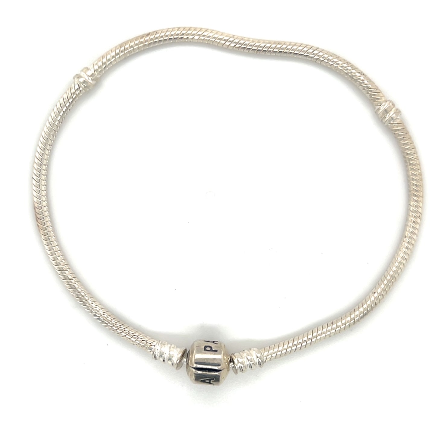 Authentic Pandora 9" 925 Sterling Silver Bracelet