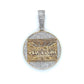 10K Two-Tone Gold Diamond "Last Supper" Pendant; 0.40CTW; 6.1g