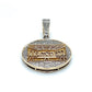 10K Two-Tone Gold Diamond "Last Supper" Pendant; 0.40CTW; 6.1g