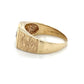 10K Yellow Gold Diamond Gentleman's Fashion Ring; 0.01CTW; 5.9g; Size 11.5