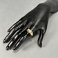 10K Yellow Gold Diamond Gentleman's Ring; 3.4g; Size 10.5