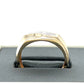 10K Yellow Gold Diamond Gentleman's Ring; 3.4g; Size 10.5