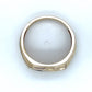 10K Yellow Gold Diamond Gentleman's Ring; 3.4g; Size 10.5