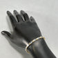14K Yellow Gold Aquamarine 7" Bracelet; 6g
