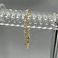 14K Yellow Gold Aquamarine 7" Bracelet; 6g