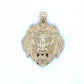 10K Yellow Gold Lion's Head Pendant; 2.2g