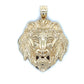 10K Yellow Gold Lion's Head Pendant; 2.2g