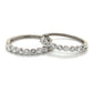 14K White Gold Diamond Hoop Earrings; 5.6g; 2.0CTW