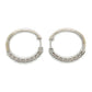 14K White Gold Diamond Hoop Earrings; 5.6g; 2.0CTW