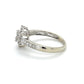 14K White Gold Diamond Lady's Fashion Ring; 3g; Size 9.5