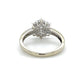 14K White Gold Diamond Lady's Fashion Ring; 3g; Size 9.5