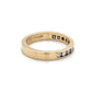 14K Yellow Gold Diamond Lady's Wedding Band; 3.6g; Size 6