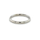 10K White Gold Wedding Band; 1.5g; Size 7