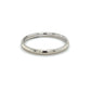 10K White Gold Wedding Band; 1.5g; Size 7