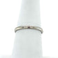 10K White Gold Wedding Band; 1.5g; Size 7