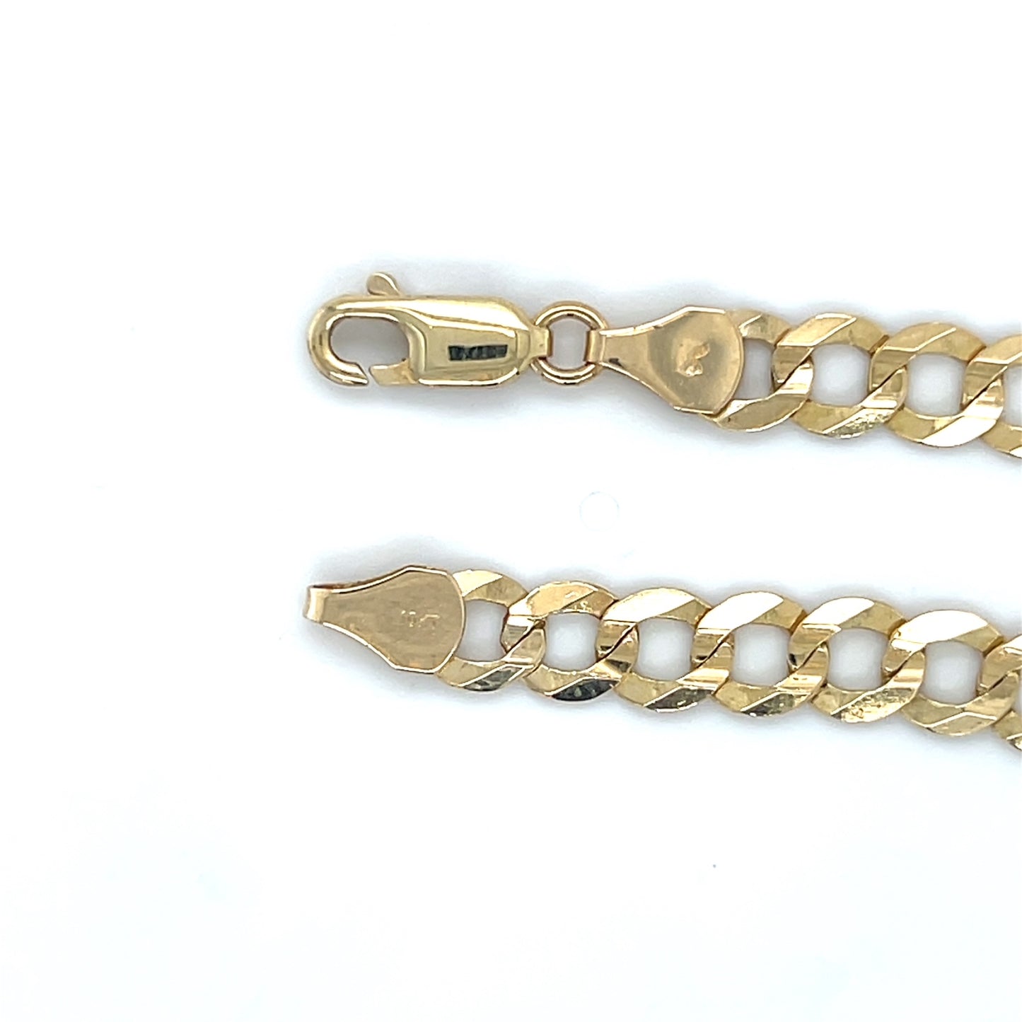 10K Yellow Gold 24" Curb Chain; 16.7g