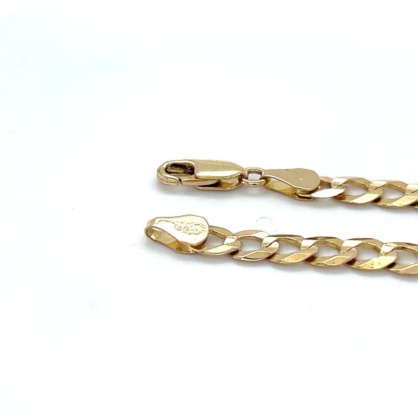 10K Yellow Gold 24" Curb Chain; 16.7g