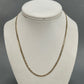 10k Yellow Gold 18" Curb Chain; 4.5g