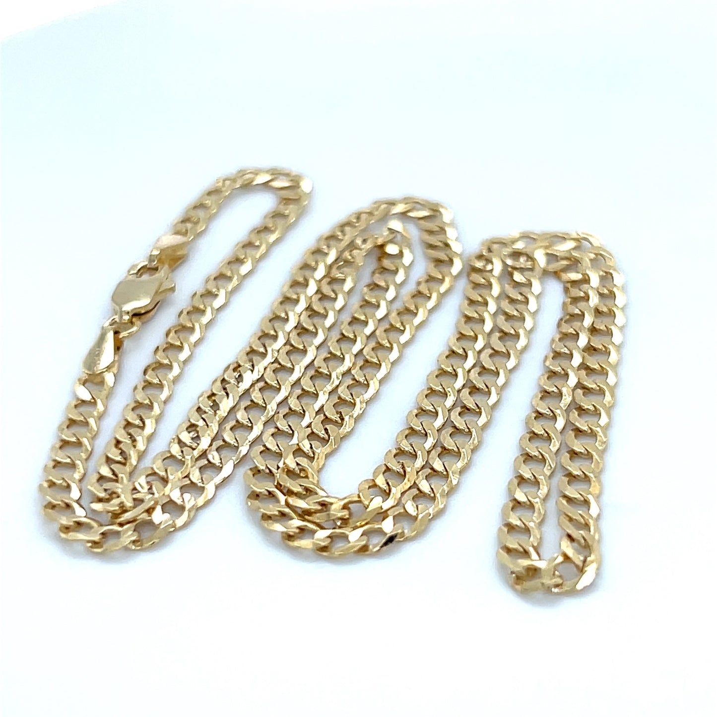 10k Yellow Gold 18" Curb Chain; 4.5g