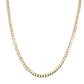 10k Yellow Gold 18" Curb Chain; 4.5g