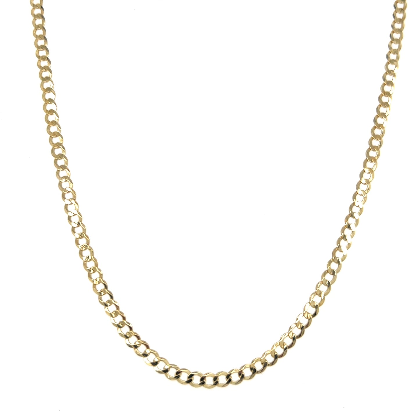 10k Yellow Gold 18" Curb Chain; 4.5g